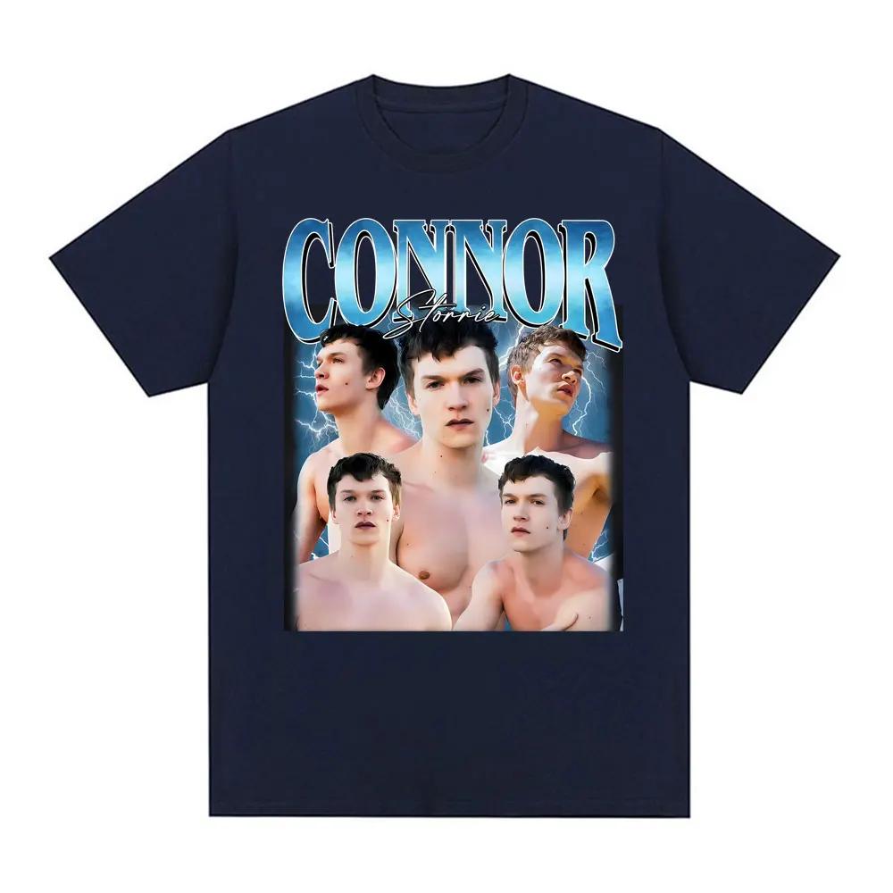 Connor Storrie Vintage Arkham Fans Graphic T Shirts Men Women Fashion Vintage Oversized Tee Shirt Cotton T-shirt Streetwear