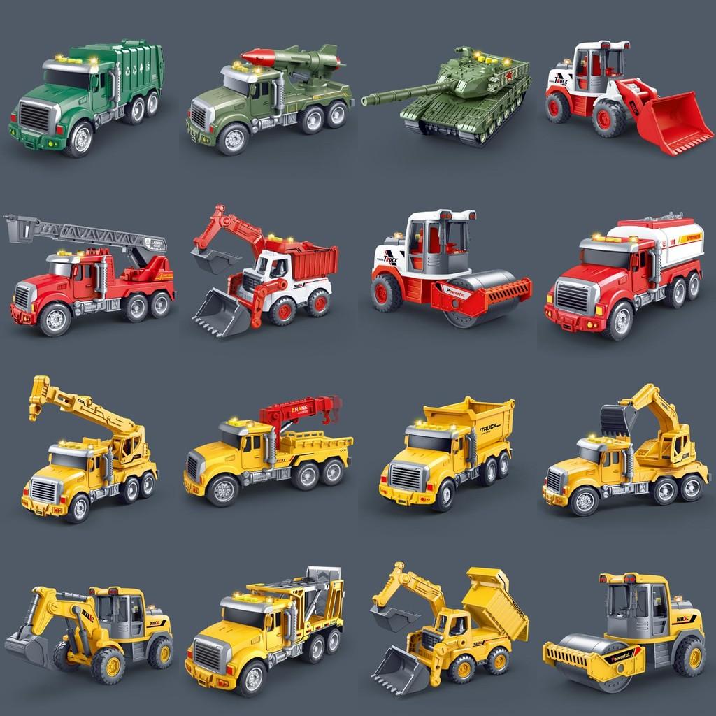 Multifunction Truck Mixer Inertia Vehicle Toy Sound Story Features Children Play