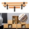 Home Hardware Wardrobe Cabinet Zinc Alloy Wood Door Handle Cupboard Door Knob Drawer Pulls