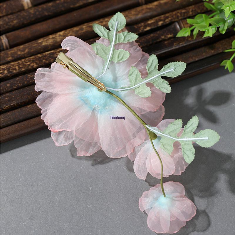 Women's Hanfu Headdress Hair Clip – Ancient Style Floral Accessory for Classical Dance