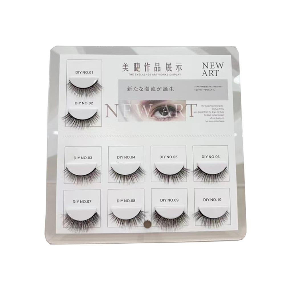 

Съемная доска для демонстрации ресниц 10/12/16/20 ячеек Тарелка для ресниц Салон красоты 10 Grids