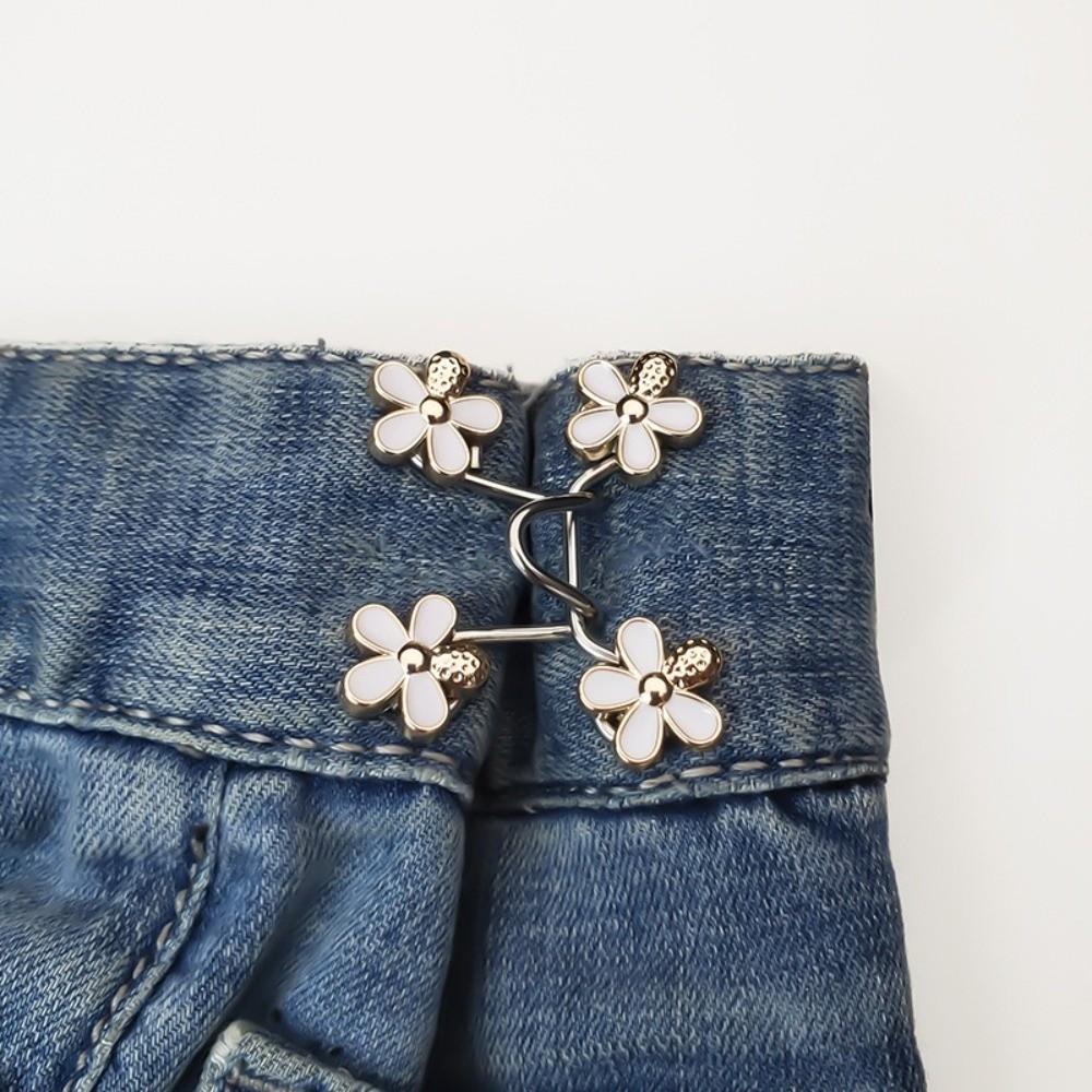 Nagelfreier Taillenknopf-Befestiger Kein Nähen Erforderlich Jeans-Taillenstraffer-Clip Hosenclips
