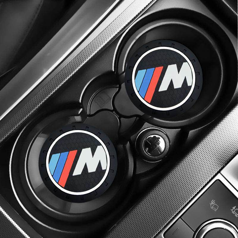 Auto Becheruntersetzer Rutschfest Flaschenhalter Untersetzer Autozubehör Für BMW M E34 E36 E60 E90 E46 E70 F10 F20 F30 X5 X6 X1 M3 M5 M6 E71 F01 F02 F87