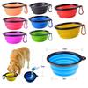 Portable Collapsible Pet Dog Bowl 350ml For Travel In Vibrant Colors For Food And Water