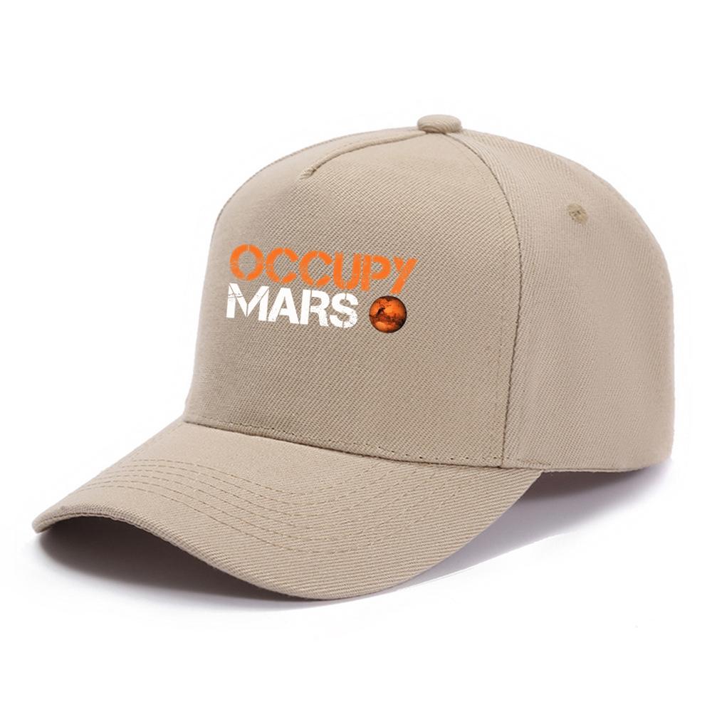 Occupy Mars Baseball Cap Spacex Nasas Unisex Elon Musk Falcon Heavy 9 Snapback Caps Unisex Casual Travel Outdoor Sun Hats