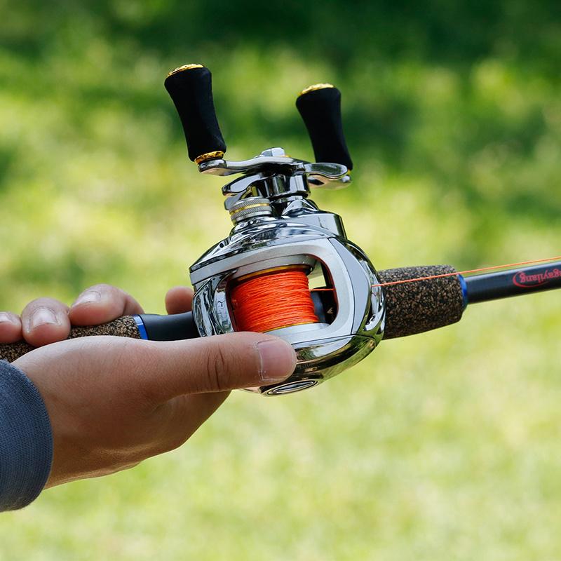 Baitcastingové navijáky 12BB Levý/pravý podavač Baitcaster Wheel Carbon Drag 5KG Trolling Fishing naviják