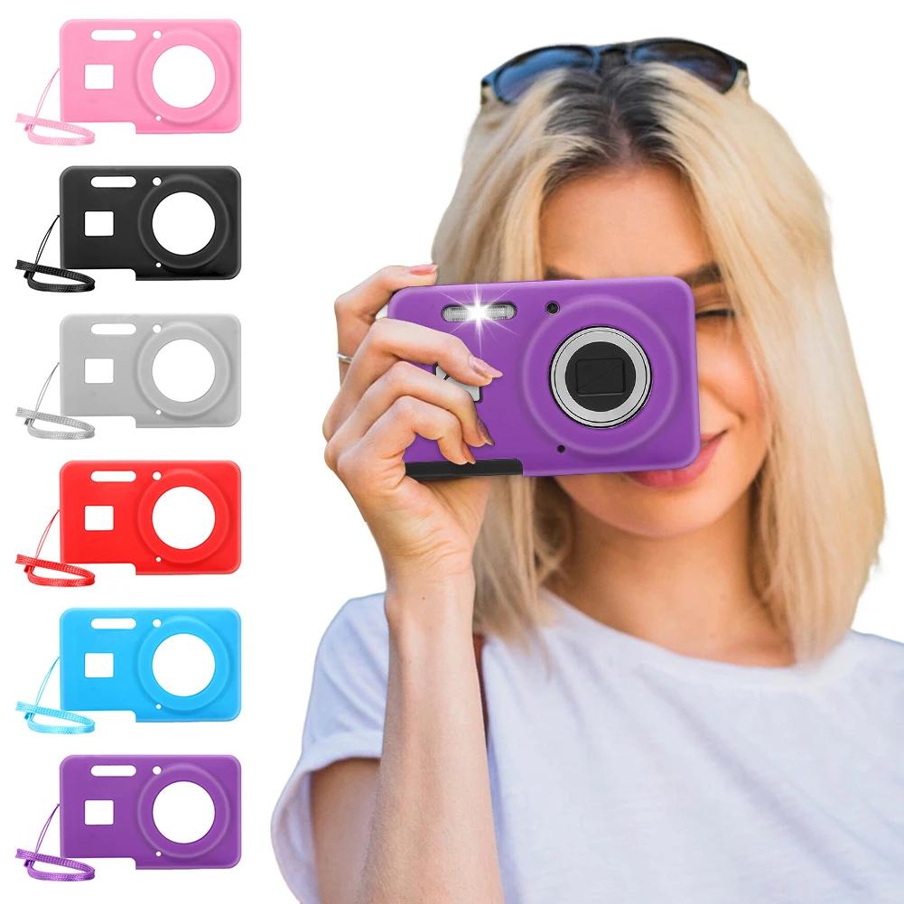 Pro KODAK PIXPRO FZ55 Kryt digitálního fotoaparátu Měkké silikonové ochranné pouzdro Lehký obal Příslušenství k fotoaparátu se šňůrkou