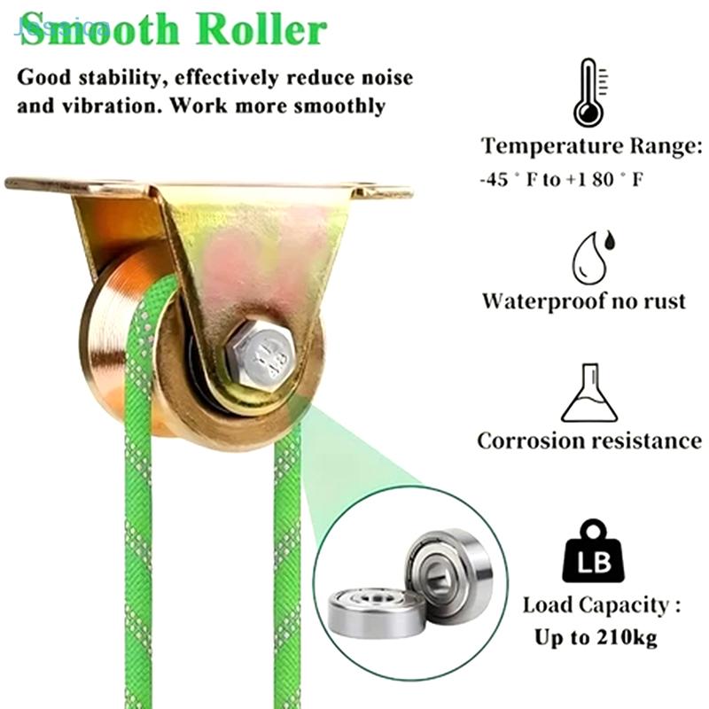Stainless Steel V-shaped Pulley, Heavy Duty Rigid Caster For Inverted Track Slid Gate Roller Wheel Bearing Roller
