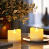 Flameless Votive Candles Battery Operated 200+ Hours Flickering Led Electric Tealights for Wedding Christmas Table Centerpieces