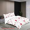 Christmas themed tree duvet coverpattern print (with pillowcase) comfortable bedding set Warm Breathable cover set decor