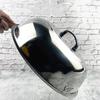 Pot Cover Household Stainless Steel Stir Fry Steaming Cooking Lid Multifunctional Circular 40cm
