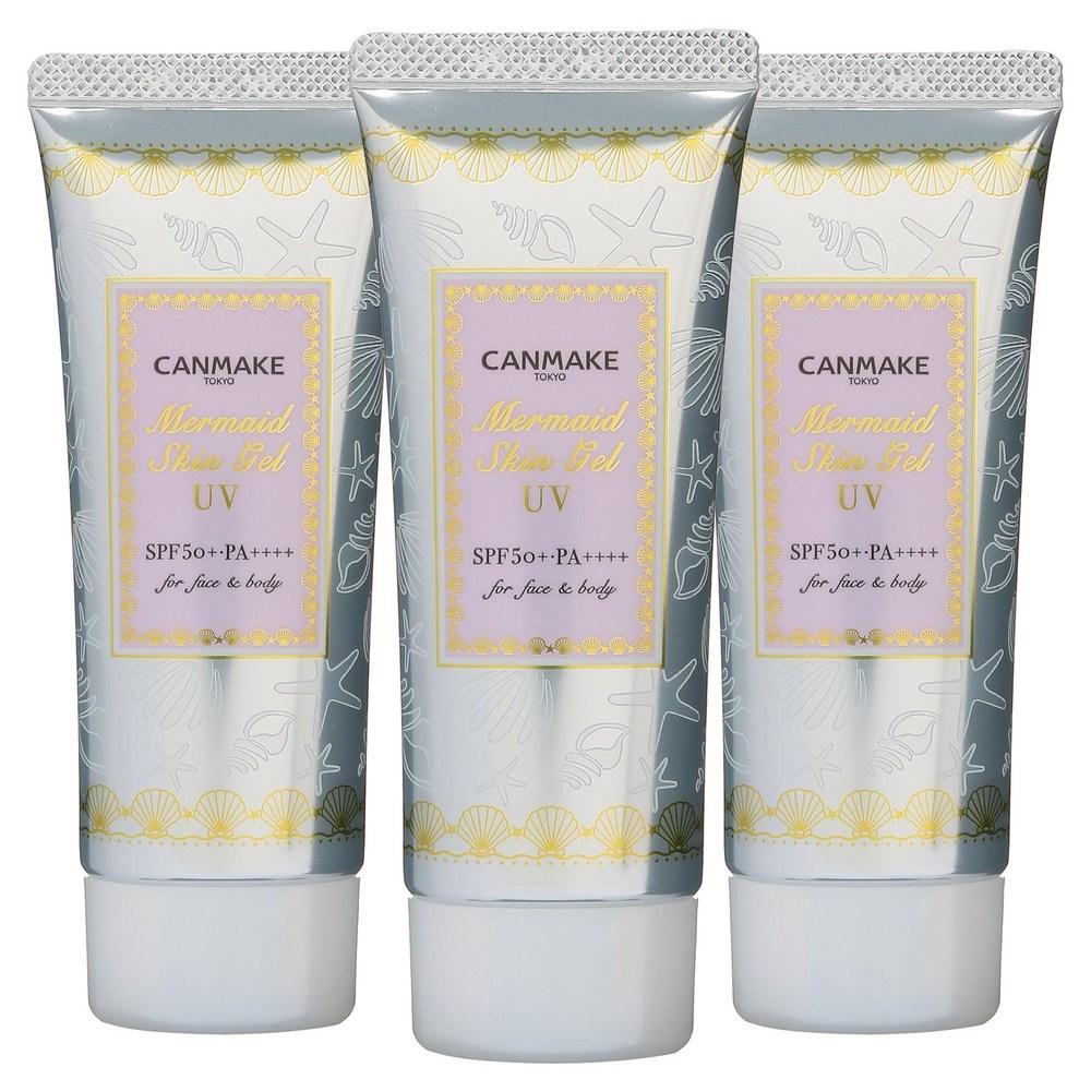 Canmake Mermaid Skin Gel UV, 01 Clear, 3 Pcs