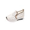 Inner height increase mesh summer new mesh shoes breathable slope heel platform casual sports shoes