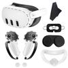 For Quest 3 Compatible Seven-Piece Set Protective Silicone Rubber Case with Handle and Face Covers Custom Logo Game Accessories