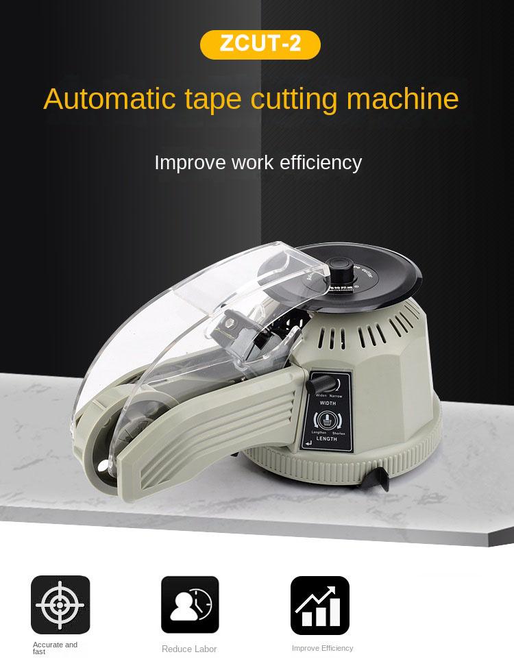 ZCUT-2 Drehscheiben-Typ Klebebandmaschine 3-25mm Automatischer Cutter Klebebandabroller Doppelseitige Klebeband-Schneidemaschine für Verpackungswerkzeug