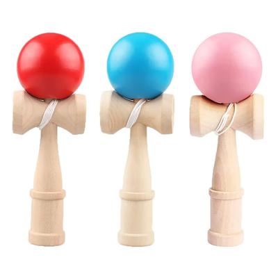 Heculos Kendama Set of 3 Kendama for Kendama and Competition (Red, Blue, Pink) Classes, Practice,