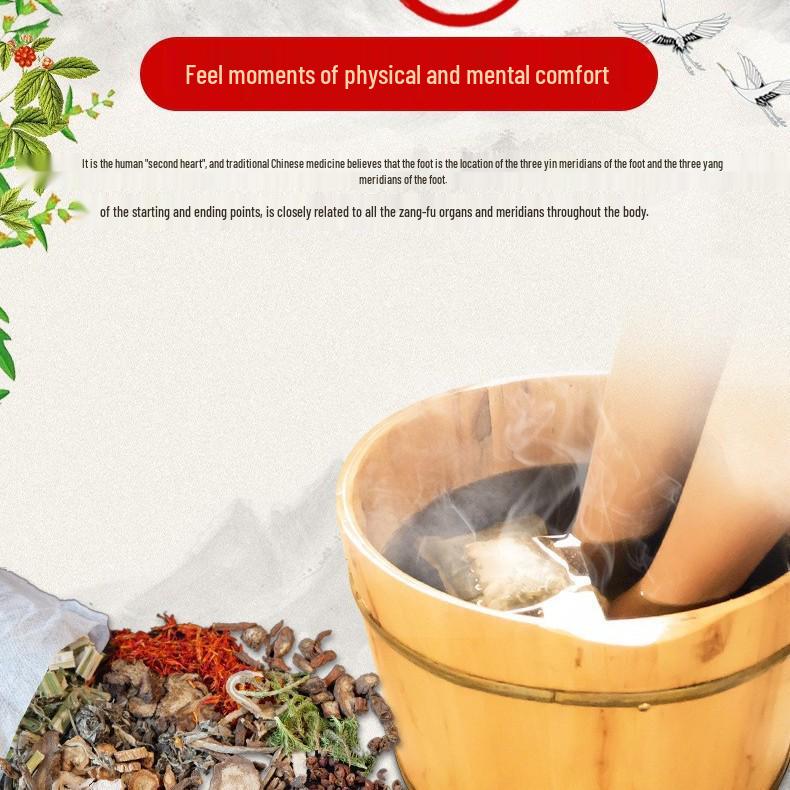 28-Flavor Herbal Foot Soak Kit - Mugwort & Conditioning Blend