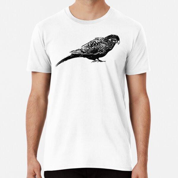Australian KingParrot Black Design  TShirt Made in Australia Unisex T-Shirt XXL