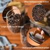 Wood Handle Glass Storage Jar Wood Lid Airtight Container Vacuum Sealed Jar  Coffee Bean Storage