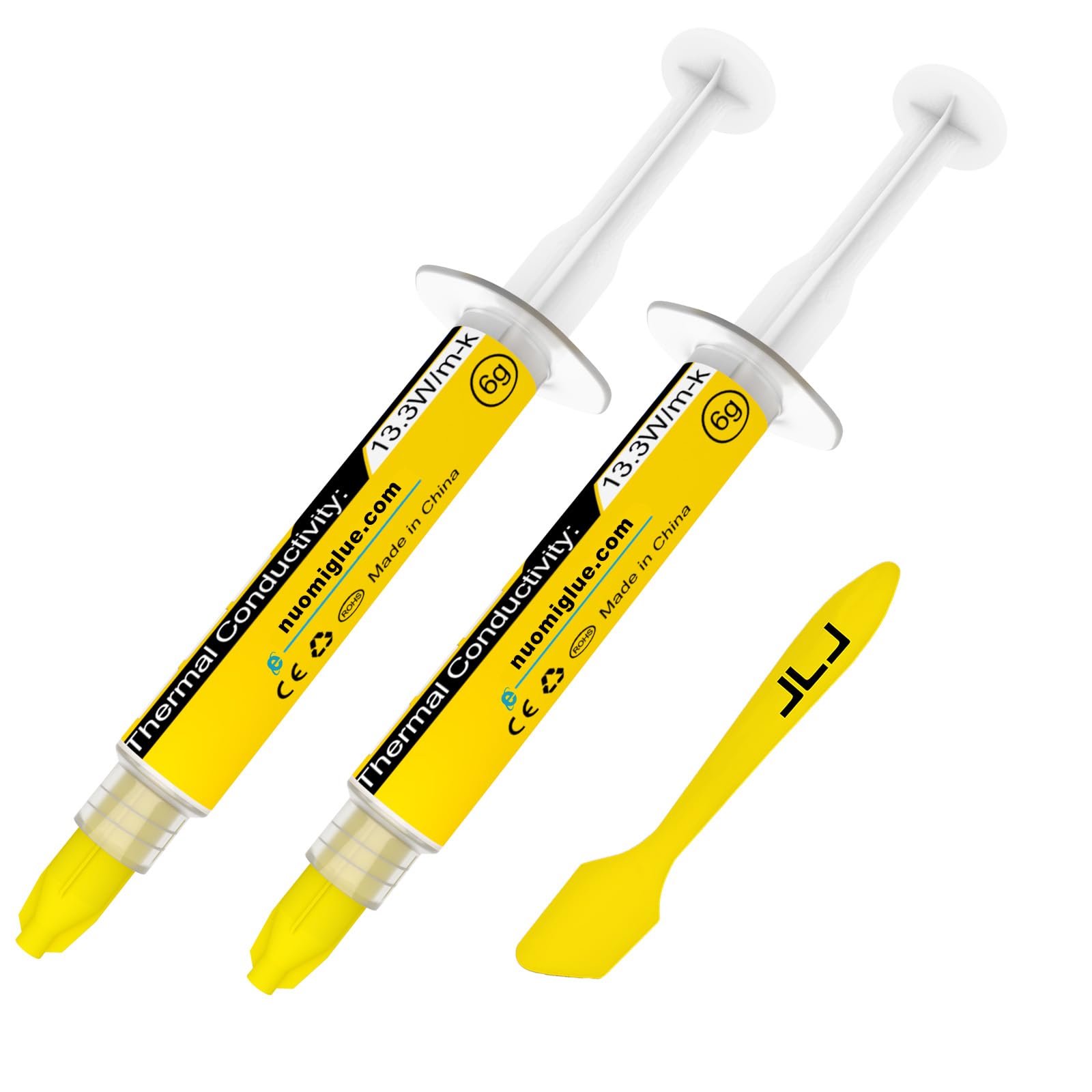 JLJ Thermal Paste 12g CPU Paste Thermal Compound Paste Heatsink for ICProcessorCPUAll Coolers Carbon Base High-Performance Thermal Interface Material