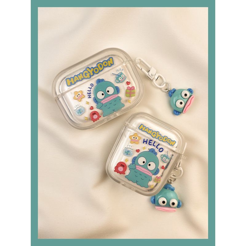 

Protective Case Airpod3 Apple Pro Earphone Soft Case Second Generation Wireless Bluetooth Third Generation 1 Applicable Aipods2 Generation Airpodpro 4 AirPods 3 [Cartoon octopus clownfish + ornaments]]