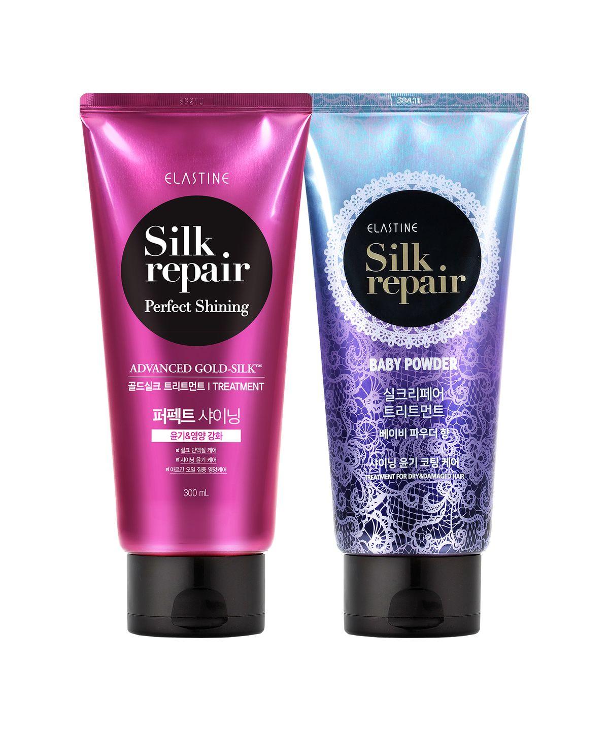 Silk Repair Treatment 300ml x 2 (Choose 1: Baby Powder / Shining Gold) Baby powder