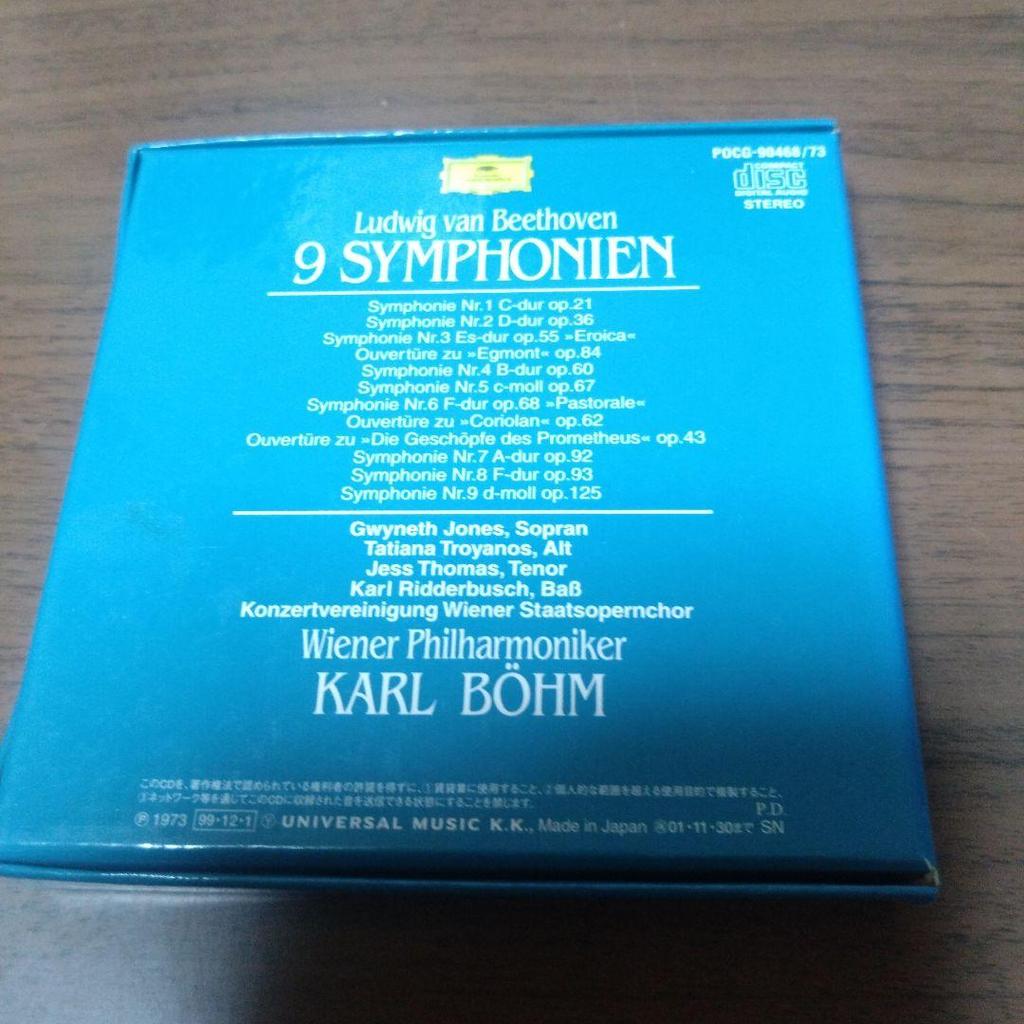 [USED] Beethoven: Complete Symphonies Böhm/VPO Vienna State Opera Cho. and others