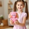 Plush Doll With Bead Chain Backpack Pendant Plush Doll