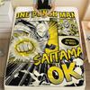 One Punch Man Characters Flannel Blanket, Classic Anime Pattern for Home Furnishing, Nice Gift.xwn