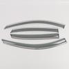 Wuling 23 Bingo Rain Deflectors: 3D Stainless Steel Bright Strip Rain Shield Trim Accessories.