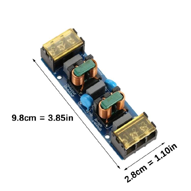 Two Stage Filter Board Electromagnetic Filter 25A Current Capacity Low-pass Filter for Industrial Power Purification