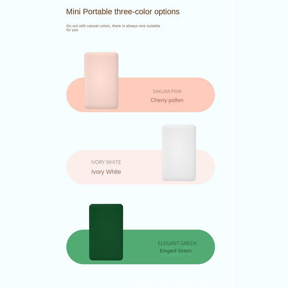 Solid Color Makeup Mirror with Comb Flip Type Folding Compact Pocket Mirror Hair Styling Tool