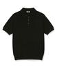 Beijiglabel Oinel Cable Button Collar Short-Sleeve Knit 4 Color [Blsk_1001]