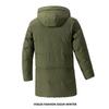 Inverno Uomo Taglie Forti 7XL 8XL Giubbotti Imbottiti Caldi Moda Uomo Parka di Cotone e Piumino Medio-Lungo Uomo Giubbotti Termici Antivento con Cappuccio