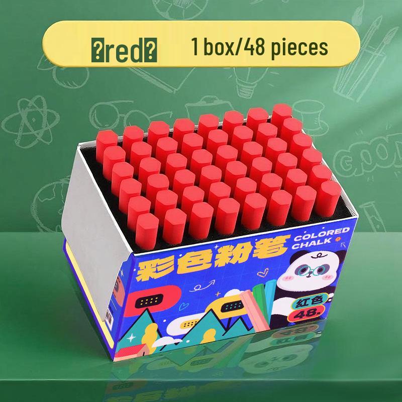 Brand New Dustless Non-Staining White Chalk for Teachers and Kids - Ideal for Blackboards and Bulletin Boards
