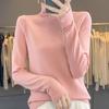 Fall and Winter Women's High Neck Slim Thin Long-sleeved Bottoming Shirt