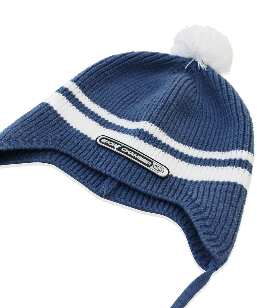 SPORT CHAMBER Sc Root Earflap Beanie (Navy)