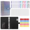 A6 Crystal Ring Binder Cash Budget Book and Daily Financial Planner.