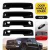 Black Door Handle Cover For 23-24 Ford F-250/F-350/F-450 SD with Smartkey Hole V