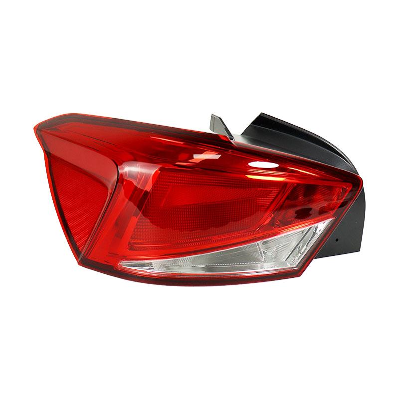 Car Exterior Accessories Rear Tail Light Warning Brake Light For SEAT Ibiza 2018-2026 Signal Lamp Taillight Housing Without Bulb