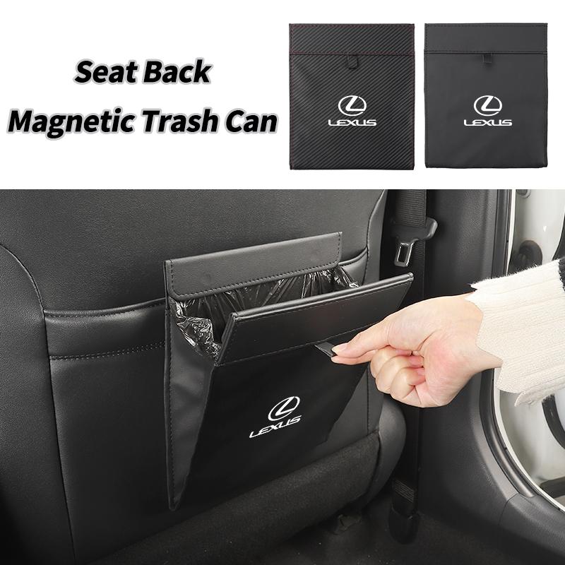 Car Seatback Waste Bag Trash Pocket Garbage Pouch Accessories For Lexus UX250h RX450h CT200h RX400h NX300h RX350 RX300 GX470 IS3