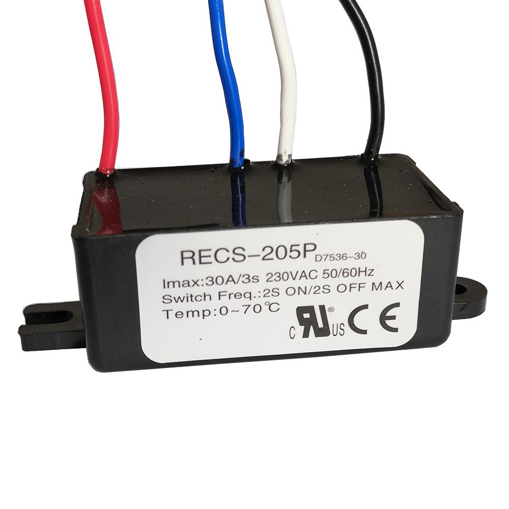 

Електронний відцентровий перемикач Інтелектуальний однофазний електродвигун Деталі двигуна стартера RECS-205P RECS-220P RECS-240P RECS-220P 60A чорний