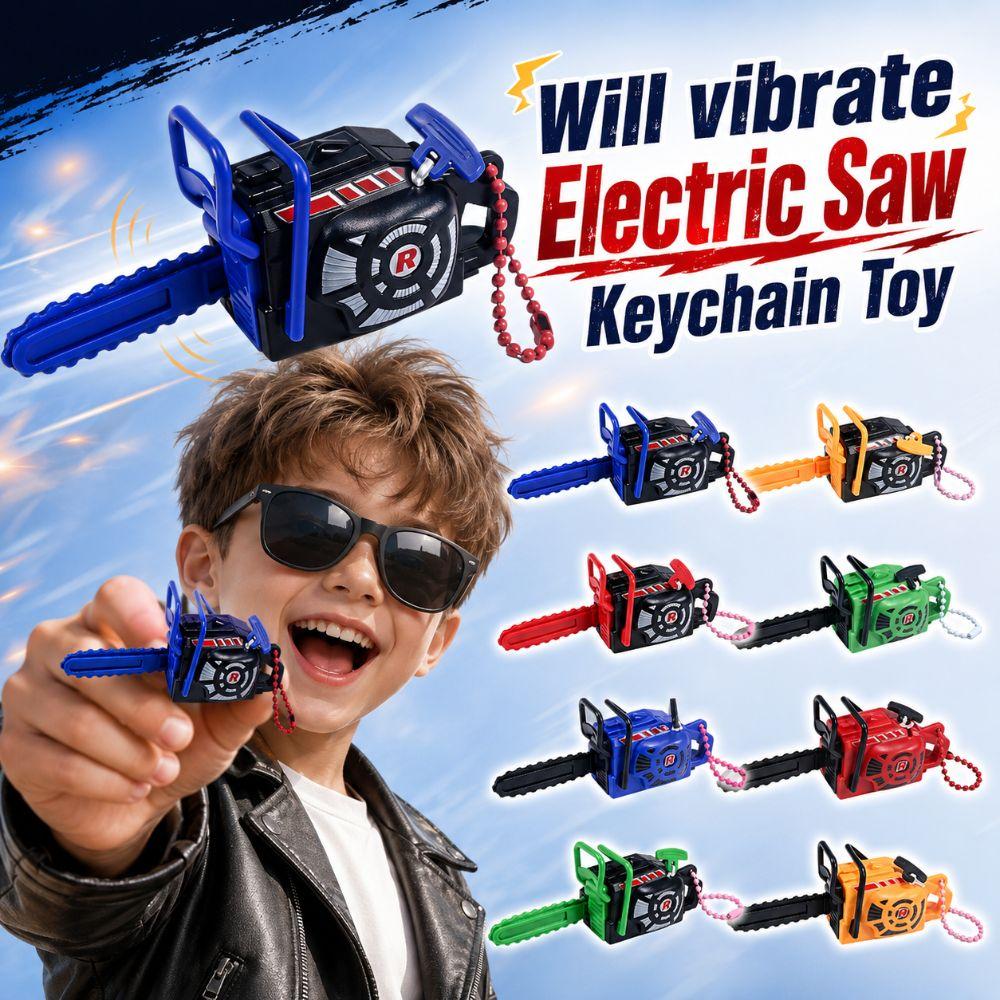 Plastic Power Saw Bag Pendant Pull Rope Logging Saw Toy  Gift Toy Key Decor