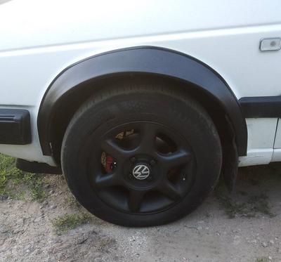 Obloukové kryty (4 ks, černá) pro Volkswagen Golf 2