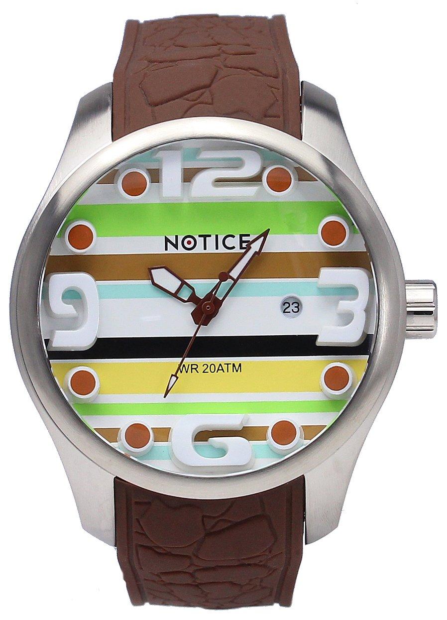 

[Noutis] Wristwatch NT-SR02M-BR Brown