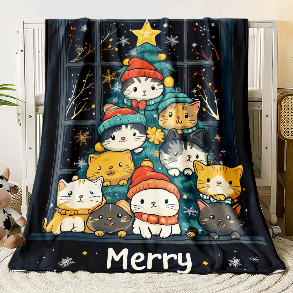 Anime Cute Cartoon Flannel Thin Blanket Bedroom Blanket, Iving Room,sofa Blanket,student Office Nap,camping Trip,children's Gift