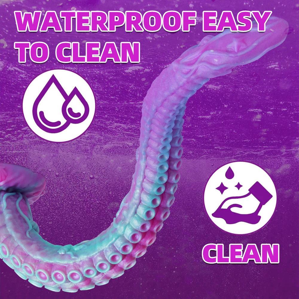 New Ultra-Long Silicone Octopus Tentacle Anal Plug for Unisex Use