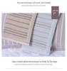 Universal Pure Cotton Multi-layer Gauze Pillowcase with Double Layer Fine Stripes for Adults