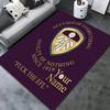 Leeds United Custom Name Carpet Rug for Living Room Bedroom Home Sofa Decoration,Kids Play Non-slip Floor Mat