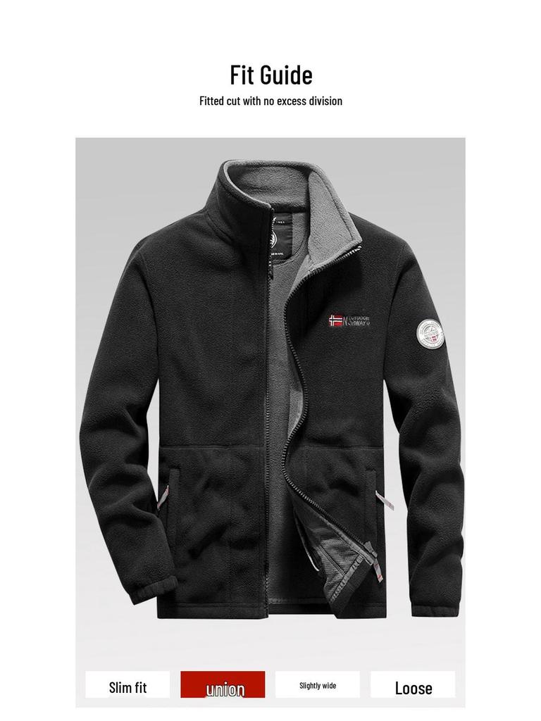 Norway 1 Outdoor Cold Protection Fleece Jacket - Plus Sizes Available! Autumn/Winter Warm & Trendy.